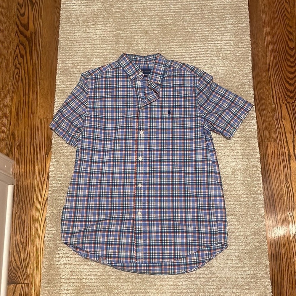 Polo Short Sleeve Button Down Boys XL